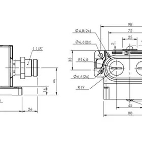 Блочный выключатель Balluff BNS 819-D04-D12-62-10-FE-S90R