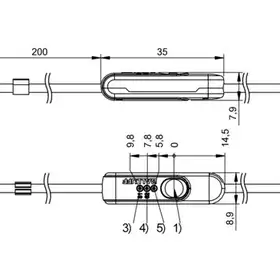 Магнитный датчик для цилиндра Balluff BMF 203K-H-NS-C-A2-PU-02