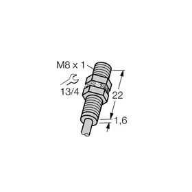Индуктивный датчик TURCK BI1.5-EG08K-Y1