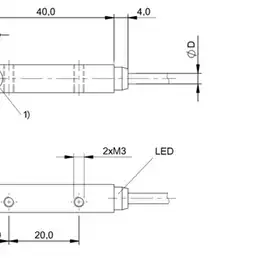 Индуктивный датчик Balluff BES Q08ZC-POC20B-BP00,3-GS04