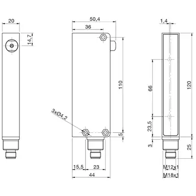 Световая завеса DATASENSING BX80A/1P-0H9K