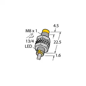 Индуктивный датчик TURCK NI3-M08K-AP6X