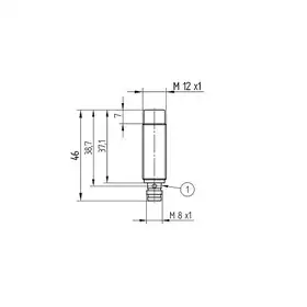 Индуктивный датчик Wenglor IB060NM46VB8