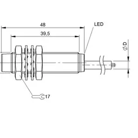 Индуктивный датчик Balluff BES M12MG-NSC80F-BV02