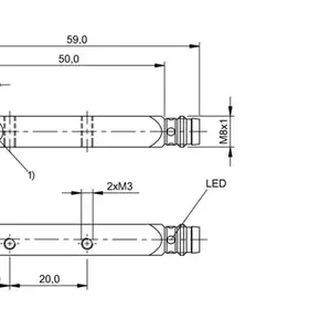 Индуктивный датчик Balluff BES Q08ZC-NSC30B-S49G