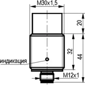 Индуктивный датчик ТЕКО ISN FC7A-31P-20-LZS4