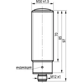 Оптический датчик ТЕКО OS AC81A-31P-100-LES4