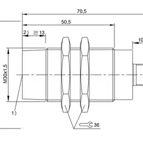 RFID головка чтения/записи Balluff BIS C-323/05-S4