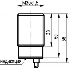Индуктивный датчик ТЕКО ISBm A8A8-31P-10-500-LZ-C-P