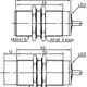 Индуктивный датчик расстояния LANBAO LR30XCN15LUM
