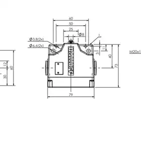 Блочный выключатель Balluff BNS 813-B02-R12-61-D-22-02