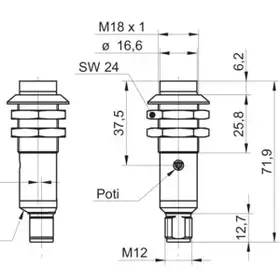 Оптический датчик Baumer OR18.GR-PW1P.71O