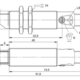 Оптический датчик Balluff BOS 18MR-PA-RE20-S4