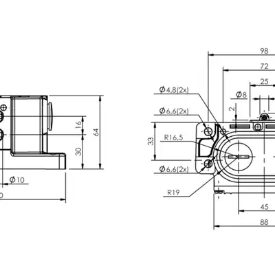 Блочный выключатель Balluff BNS 819-D02-R16-62-10
