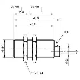 Индуктивный датчик Balluff BES M18MG-UOC70B-BV02