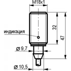 Индуктивный датчик ТЕКО ISB BF4A-31N-5-L-C