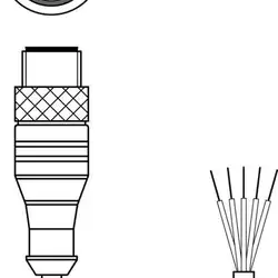 Разъем с кабелем Leuze Electronic KB IBS-30000-SA