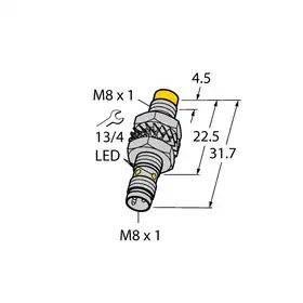 Индуктивный датчик TURCK NI5-M08K-AN6X-V1131