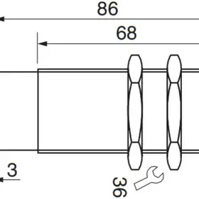 Индуктивный датчик EGE-Elektronik IGMH 010 GSP-K
