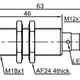 Индуктивный датчик LANBAO LR18XBF05EPO-E2