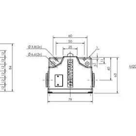 Блочный выключатель Balluff BNS 813-B06-D12-61-A-10-02