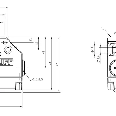 Одиночный выключатель Balluff BNS 819-FK-60-101-FD-S80L
