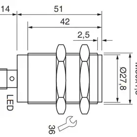 Индуктивный датчик EGE-Elektronik IGVU 10 GS
