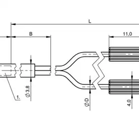 Оптоволоконный кабель Balluff BFO D13-XA-JB-EAK-20-02