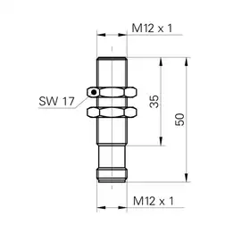 Индуктивный датчик Baumer IFRD 12P17T3/S14