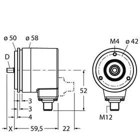 Энкодер TURCK RM-28S10S-3C25B-H1181