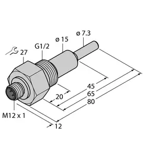 Датчик потока TURCK FCS-G1/2A4-NAEX0-H1141/L065