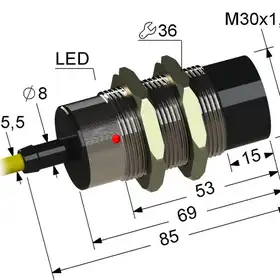Индуктивный датчик Мега-К VB2-30M85-15N82-Z