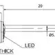 Индуктивный датчик LANBAO LR18XBF05DNCP-F2