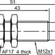 Индуктивный датчик LANBAO LR12XBF04DNOY