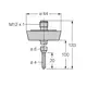 Датчик температуры TURCK TP-504A-DN25K-H1141-L100