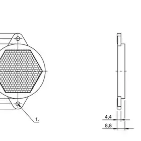Рефлектор Balluff BOS R-10
