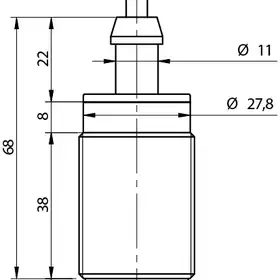 Индуктивный датчик DATASENSING VT2/C0-2B