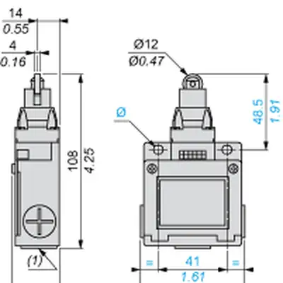 Kонцевой выключатель Telemecanique XCKM102H7