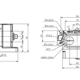 Блочный выключатель Balluff BNS 819-D03-D16-62-10-FD-S80S