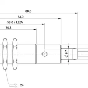 Индуктивный датчик Balluff BES 516-326-AO-C-PU-05