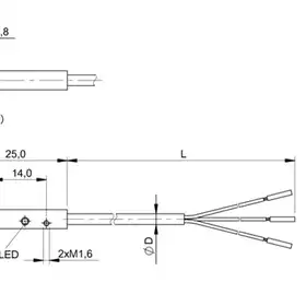 Индуктивный датчик Balluff BES Q05AC-NSC15B-EP02