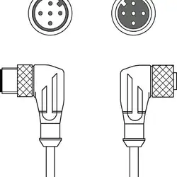 Соединительный кабель Leuze Electronic KDS DN-M12-5W-M12-5W-P3-150