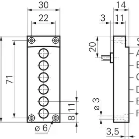 Индуктивный датчик Baumer ILFK 12P1101/I06