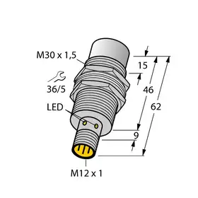 Индуктивный датчик TURCK NI20U-MT30H-AP6X-H1141