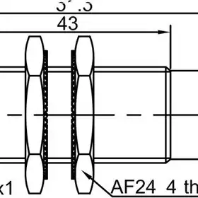 Индуктивный датчик LANBAO LR18XBF05DPO