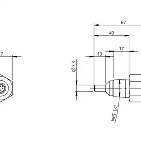 Датчик потока Balluff BFF T7040-JA002-R03A0A-S4