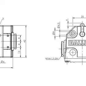 Блочный выключатель Balluff BNS 813-B03-K08-40-30-01