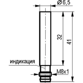 Индуктивный датчик ТЕКО ISB DC0B-32P-2-LS402