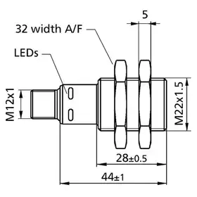 Ультразвуковой датчик Microsonic pico+35/TF/F