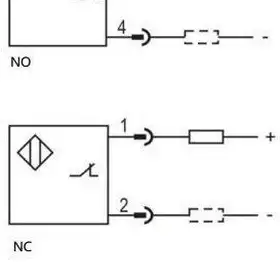 Индуктивный датчик LANBAO LR08BN02DLO-E2